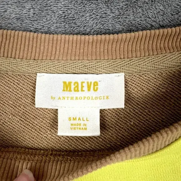 Anthropologie Maeve Exploded Heart Sweater Womens S Pullover Off Shoulder - Picture 4 of 10